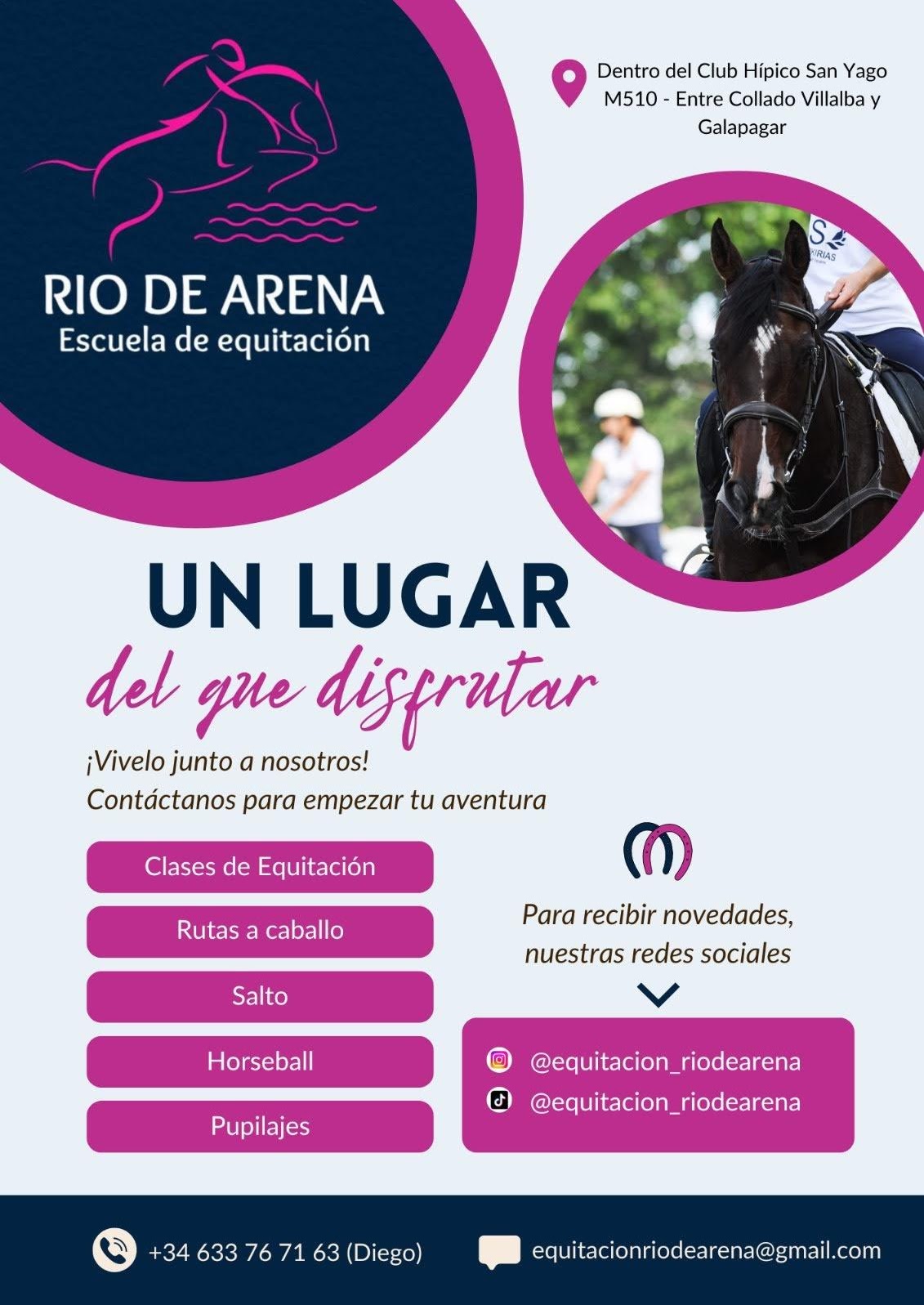 Escuela de equitación para todas las disciplinas, rutas a caballo y pupilaje en Galapagar